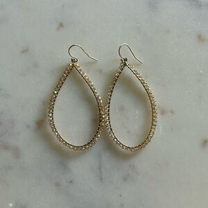 Sparkly teardrop earrings